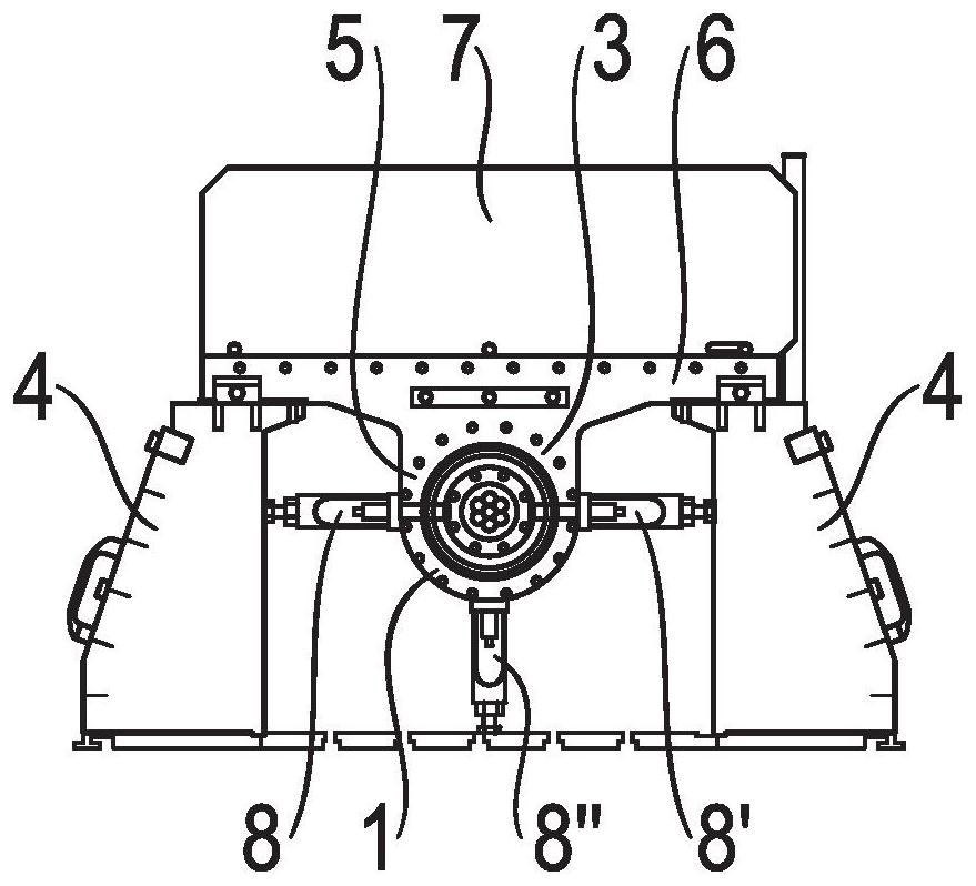 Drive unit for power train test bench and power train test bench