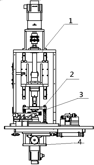 Press-mounting mechanism for shaft sleeve of rear shock absorber