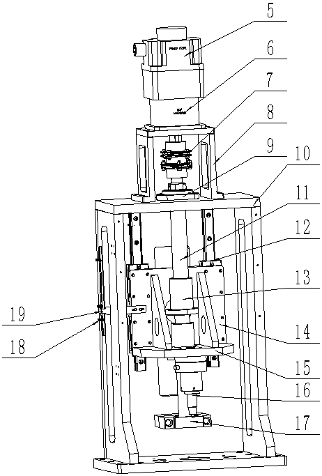 Press-mounting mechanism for shaft sleeve of rear shock absorber