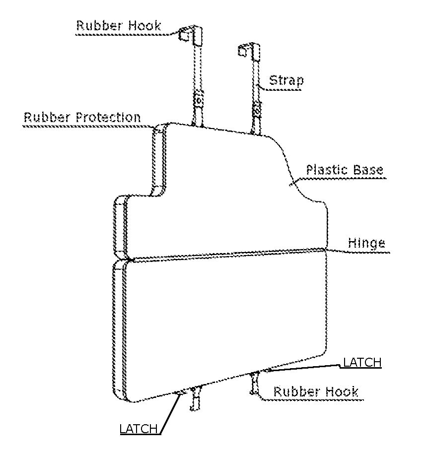 Car door shock absorber