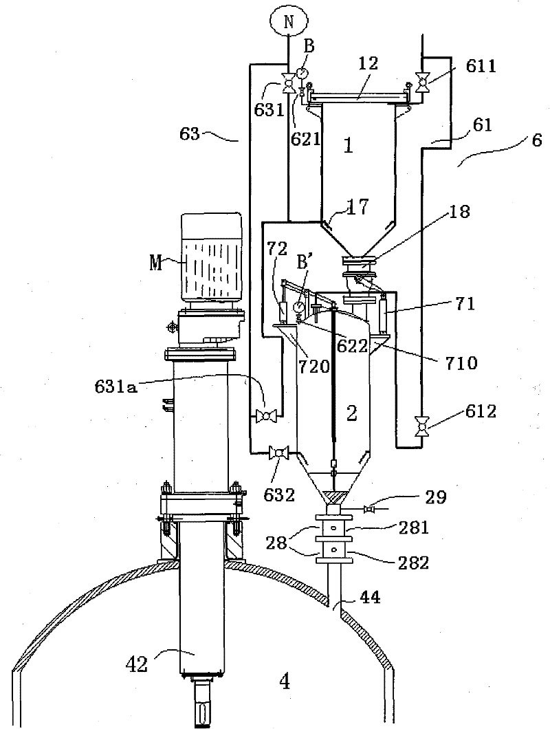 Production equipment for aluminium triethyl