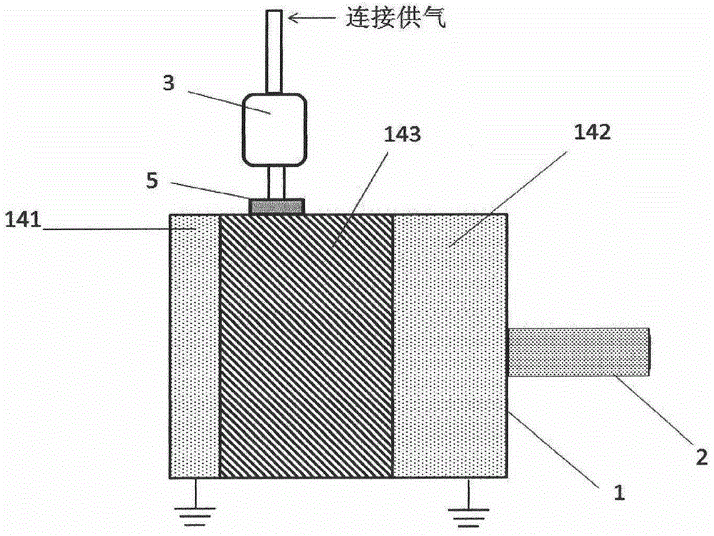 Gas spark gap switch for nanosecond pulse generator