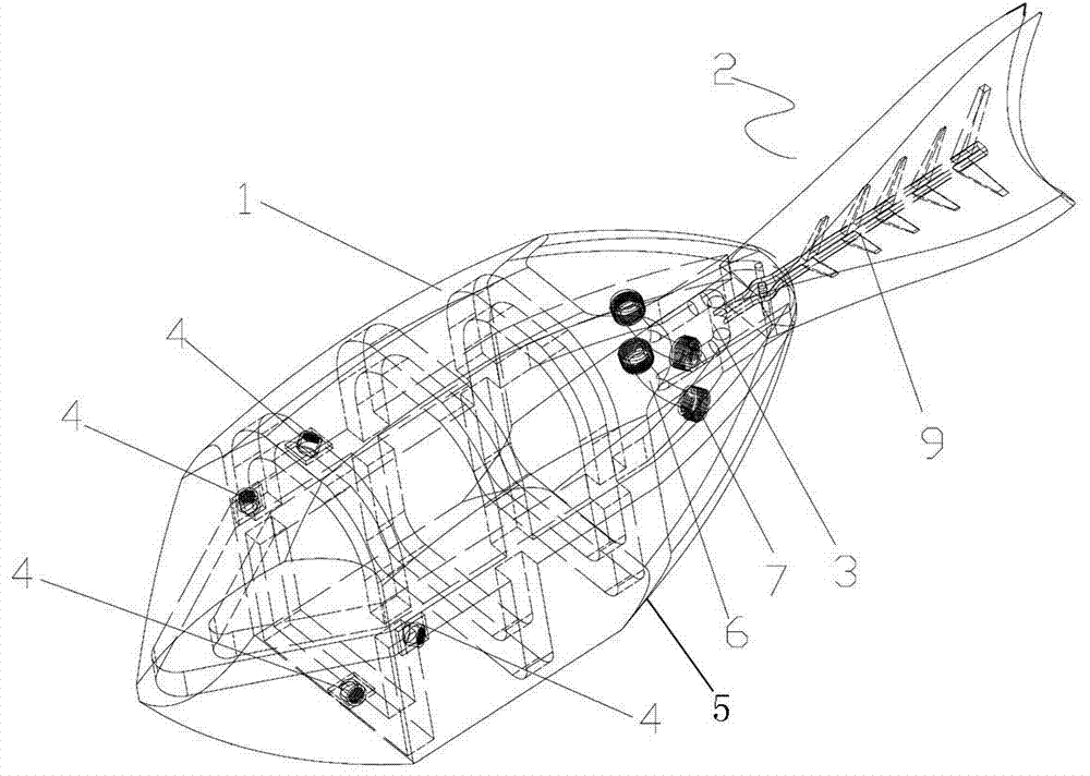 Underwater bathyscaphe