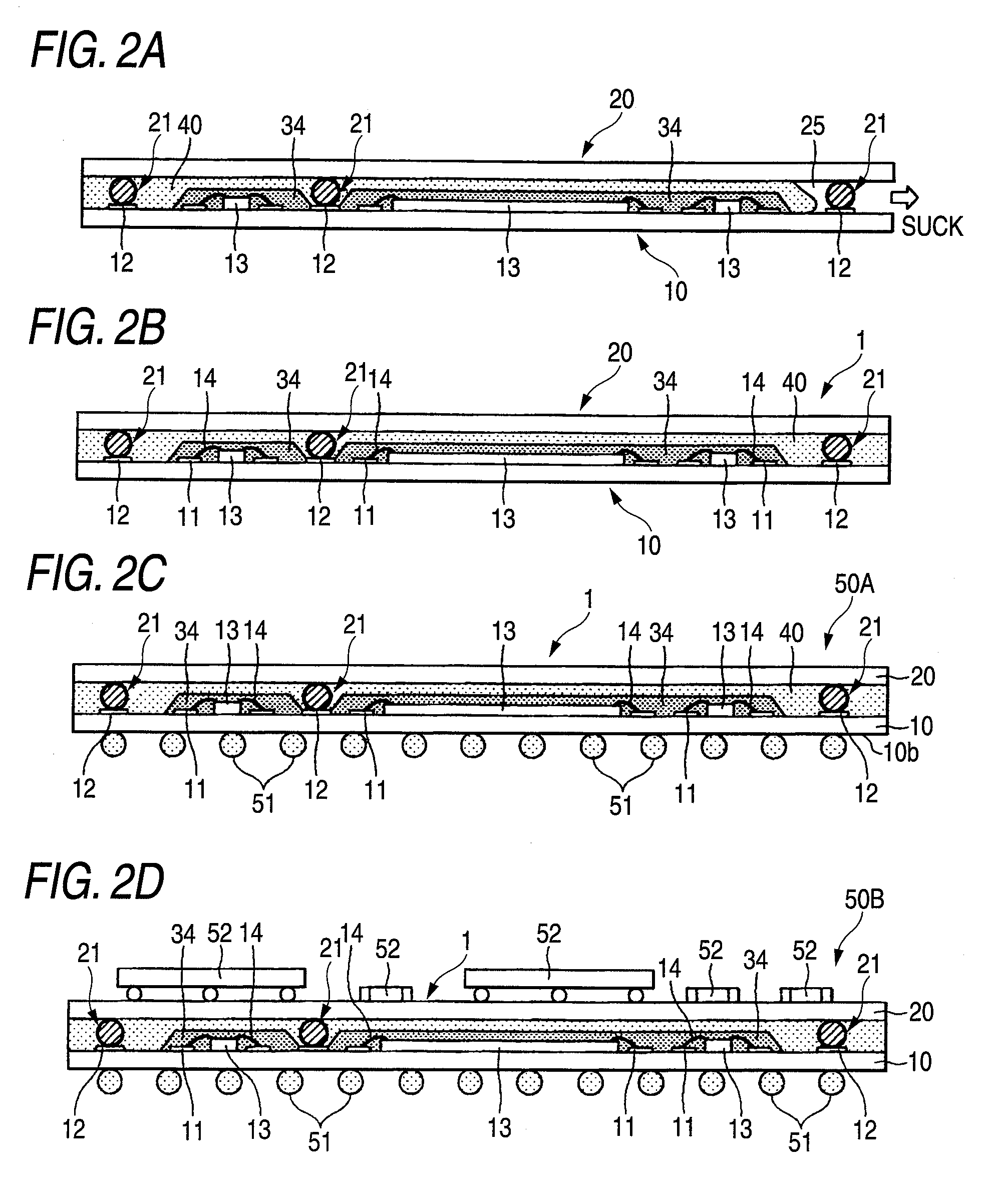 Method of manufacturing chip integrated substrate