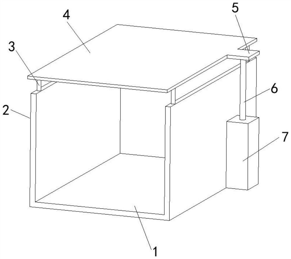 Carriage with liftable top plate