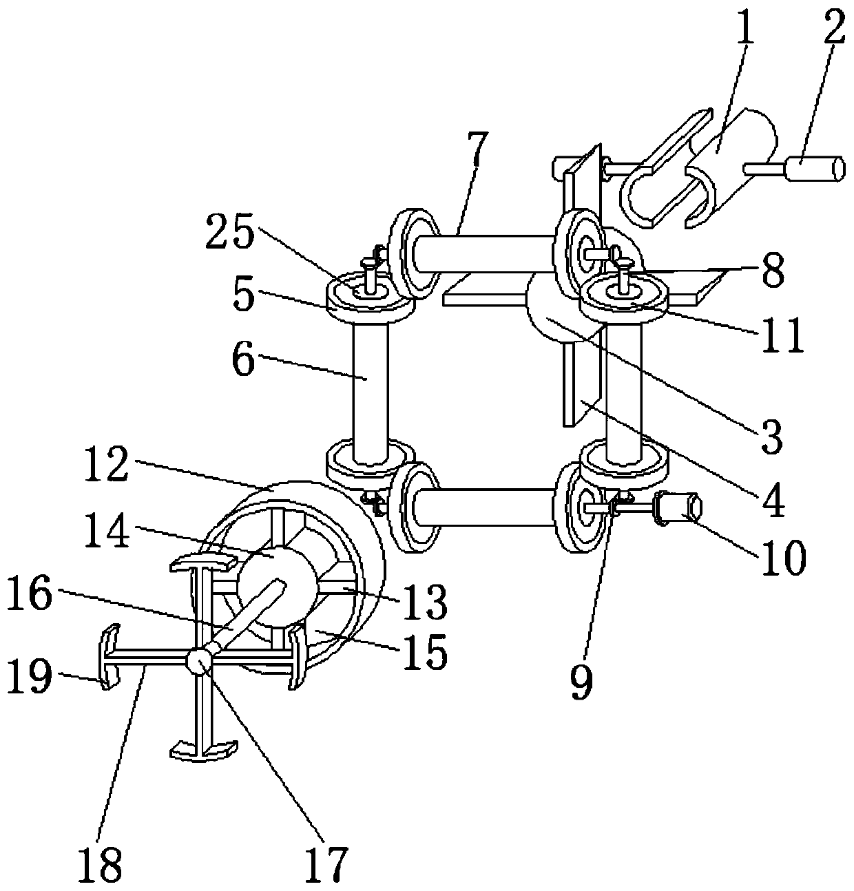 Waste engineering plastic cable recycling device