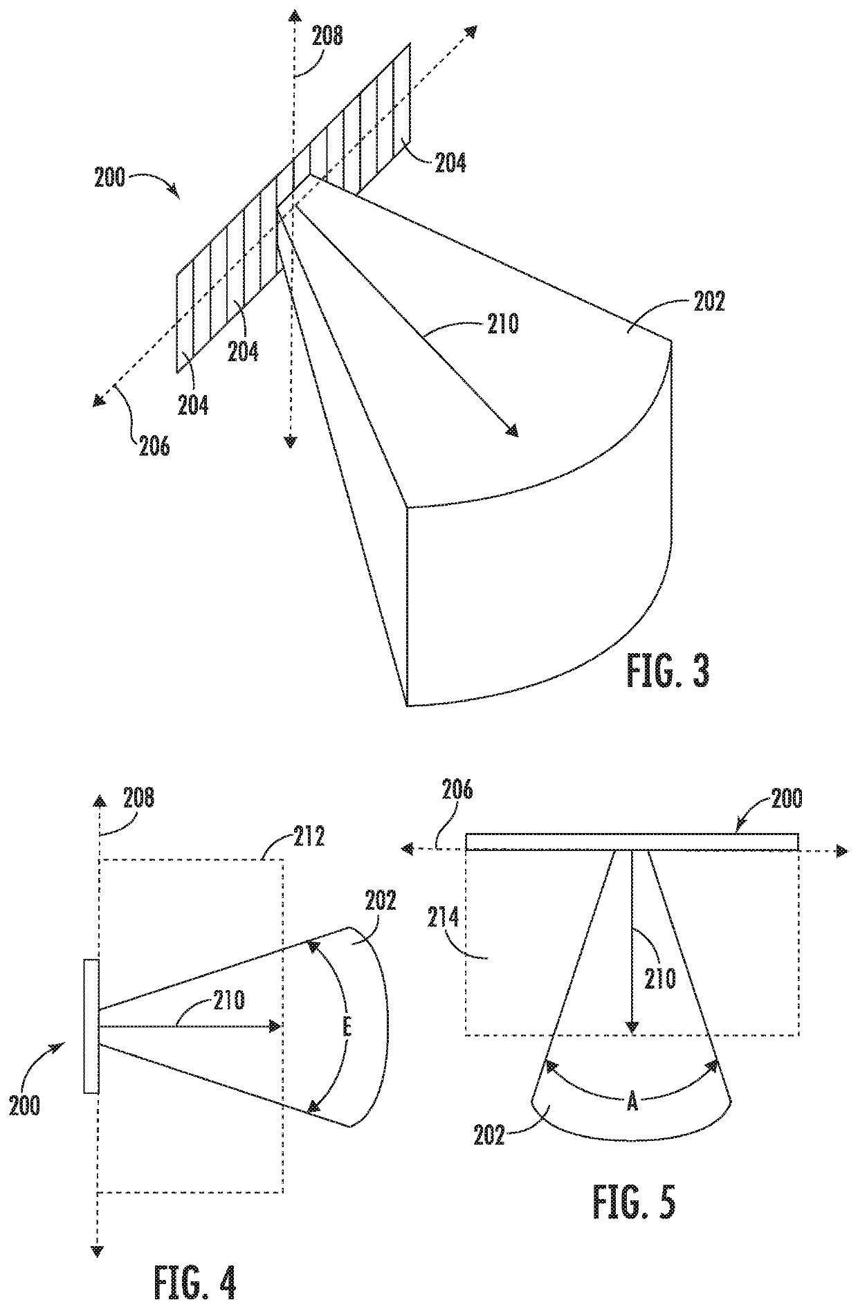 Sonar system with increased transverse beam width