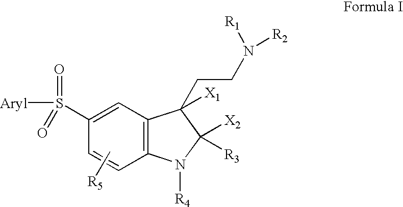 5-arylsulfonyl indoles useful for treating disease