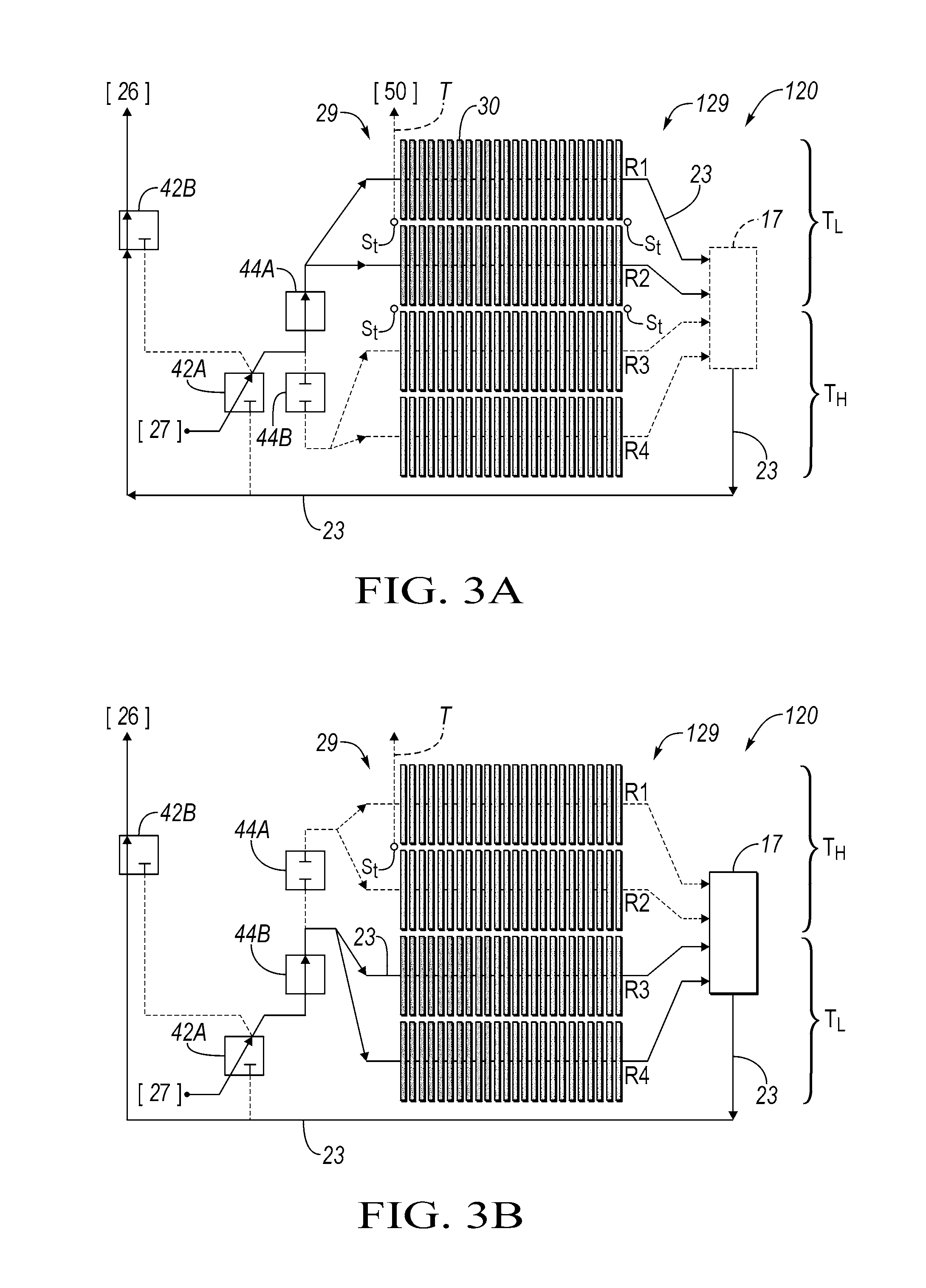 Actively-switched direct refrigerant battery cooling