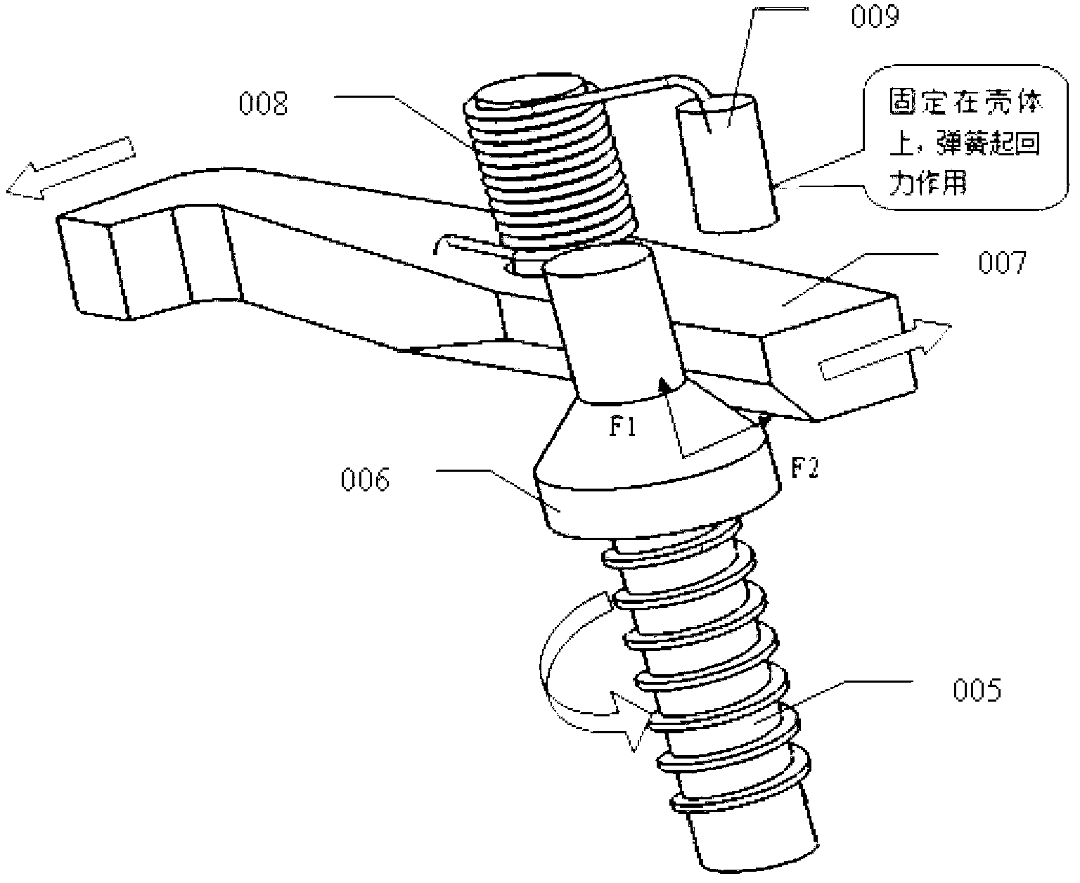 Parking mechanism and control method applied to automated mechanical transmission (AMT)