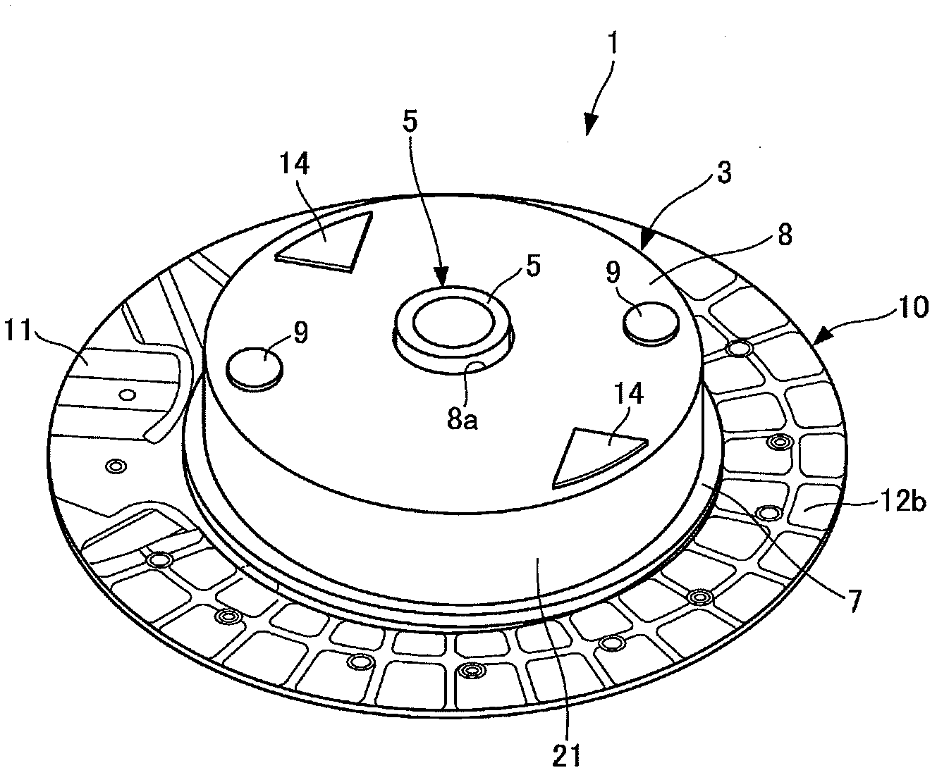 Torsional oscillation damping device