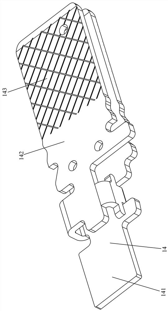 Circuit connector assembly capable of allowing large current to pass through