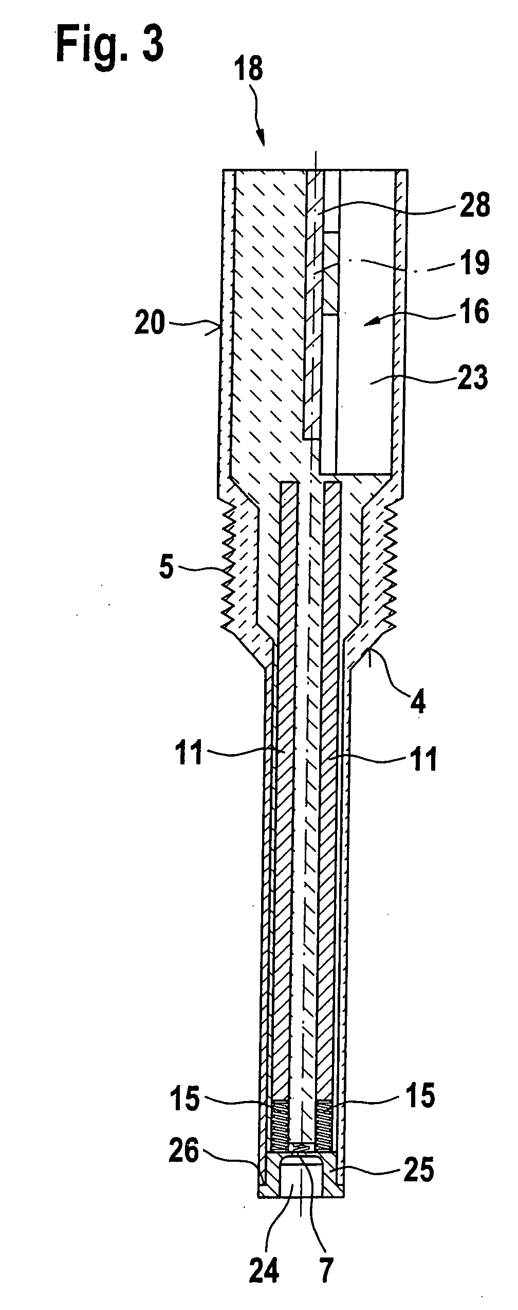 Combustion-chamber pressure sensor having a metallic diaphragm containing a piezoresistive, thin metallic layer