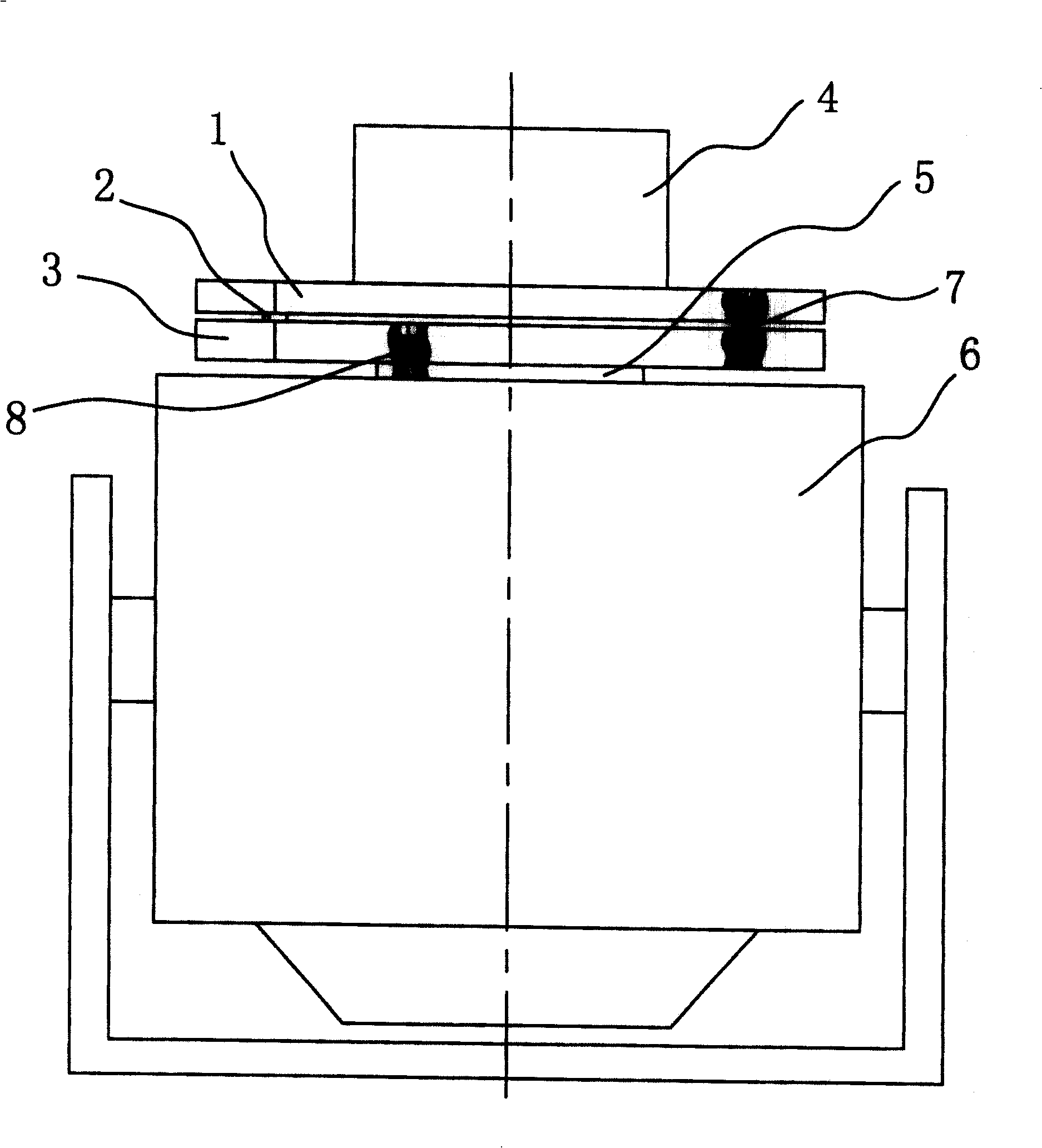 Resonance device for vibration experiment