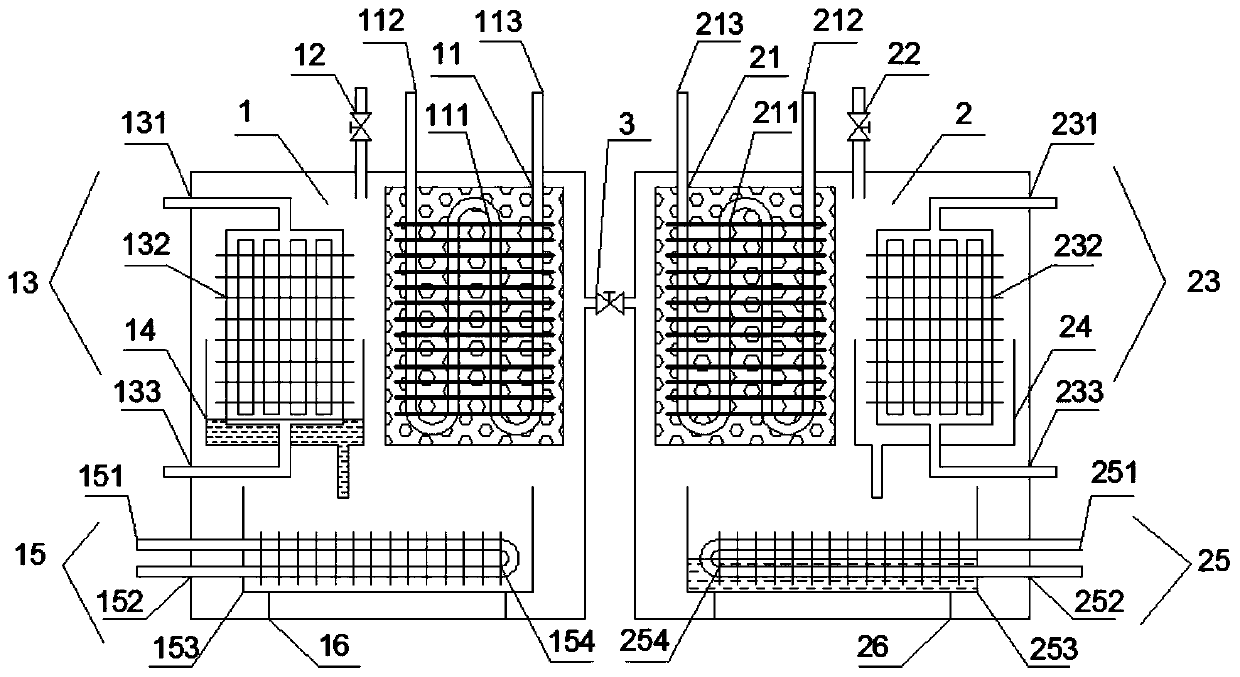 Adsorption type refrigeration system based on enhanced mass transfer