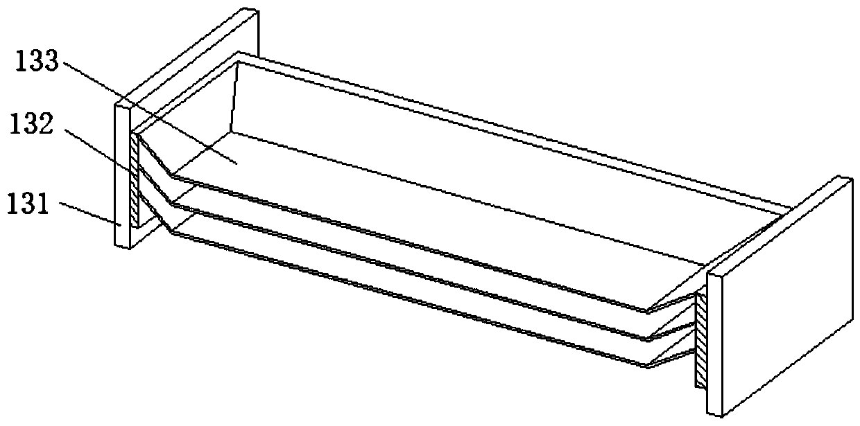 Surface treatment device for charging pile accessory production