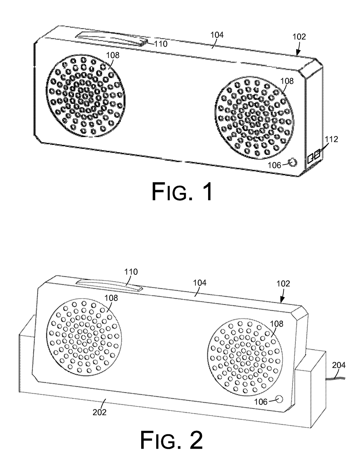 Speech-responsive portable speaker