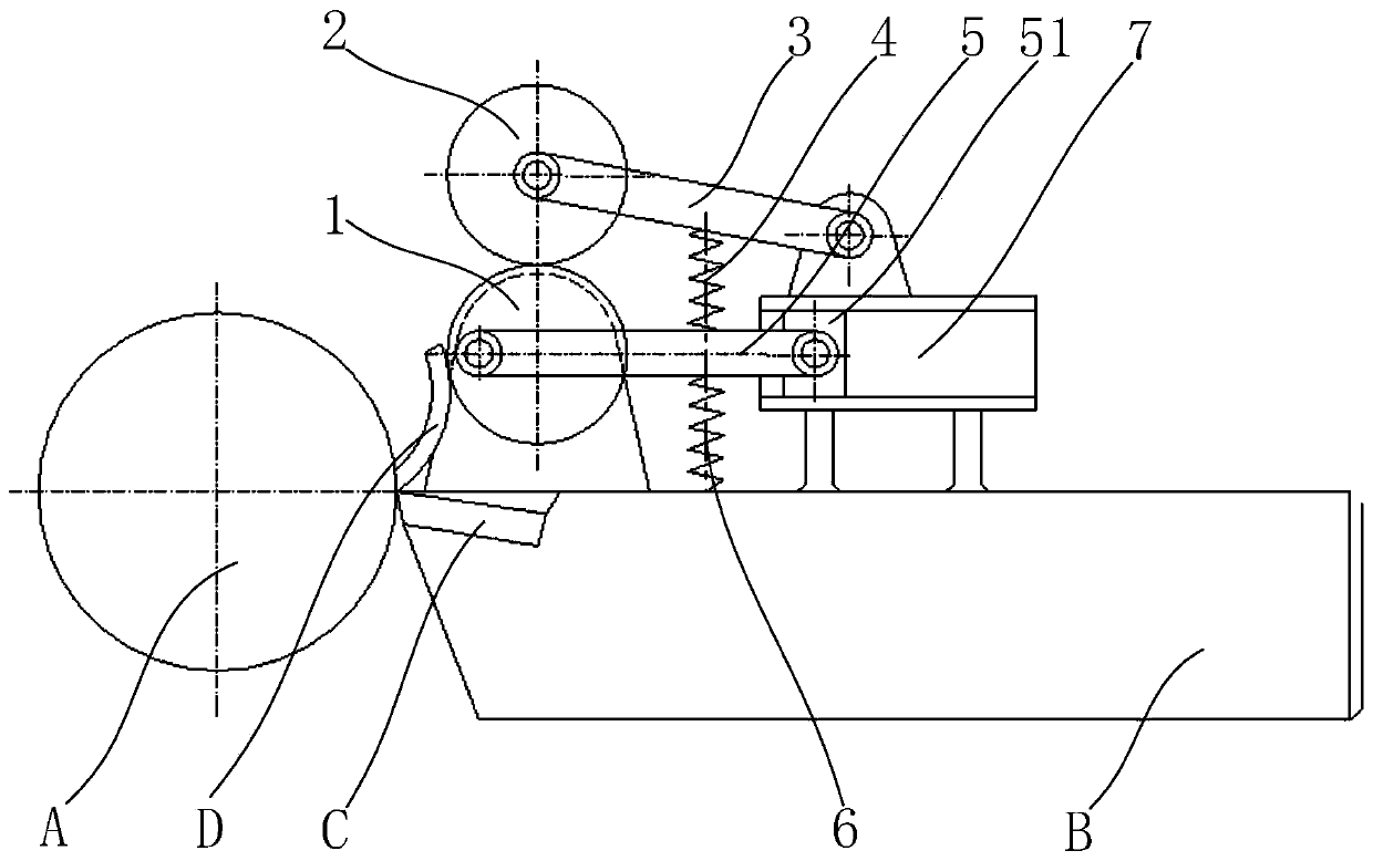 Vibrating chip breaking device and lathe