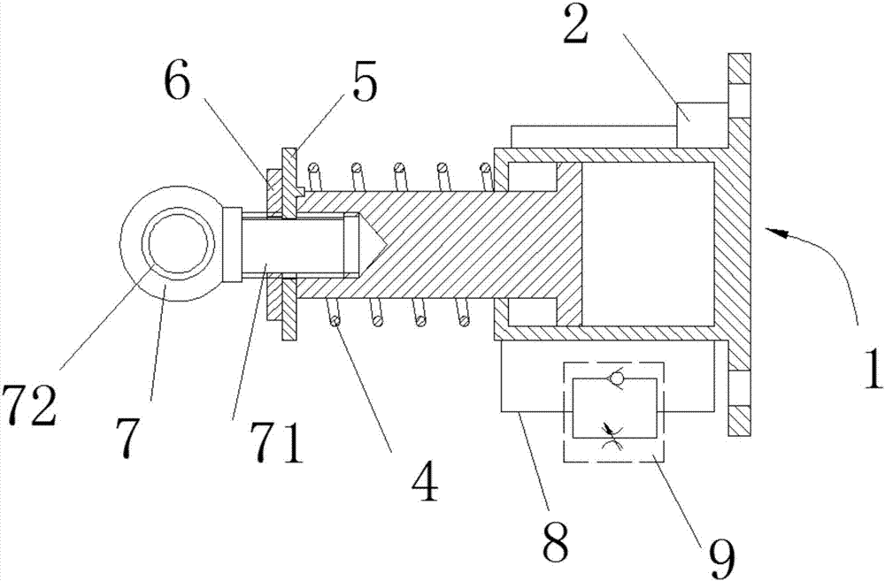 Buffering connector for tramcars