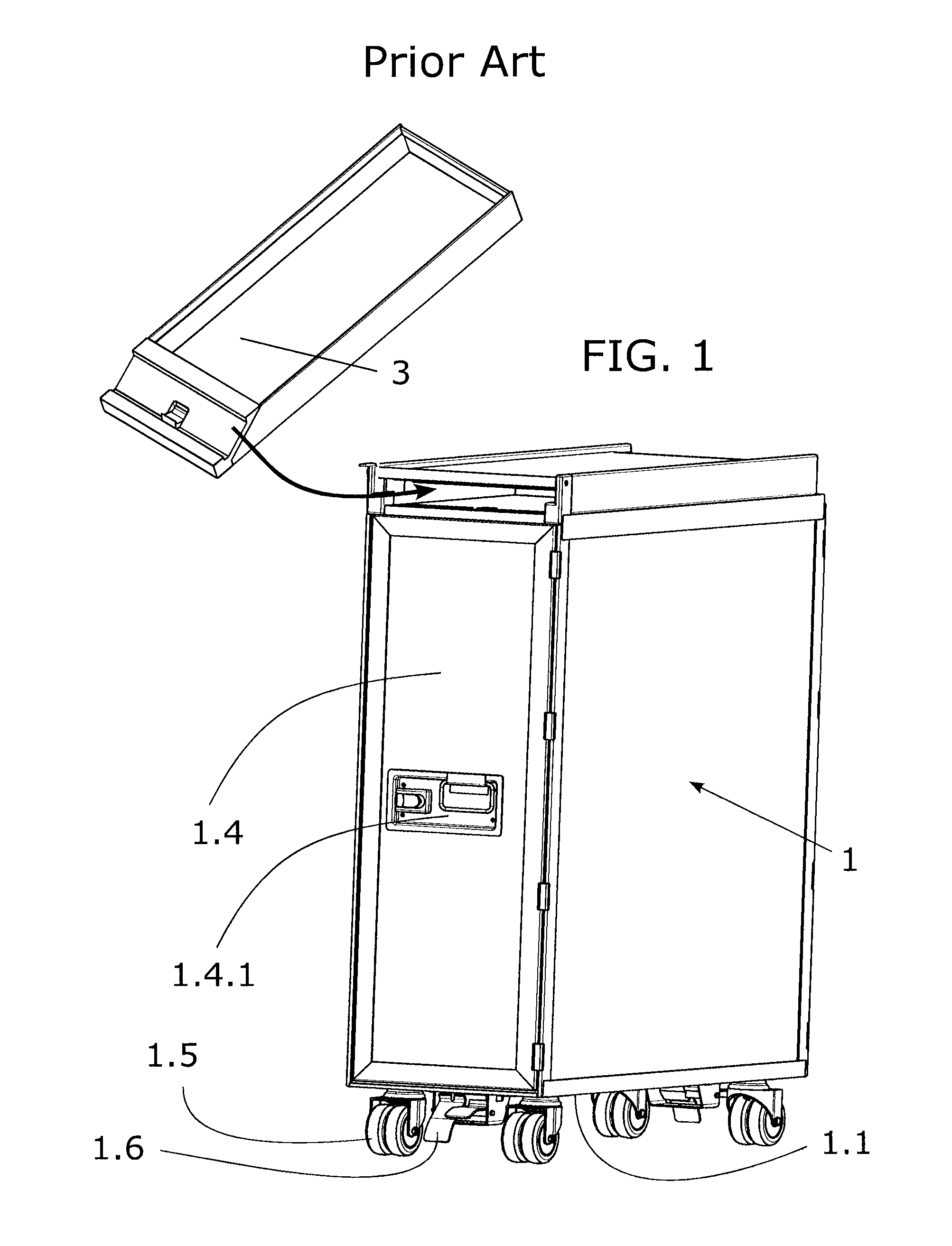 Trolley for aircraft