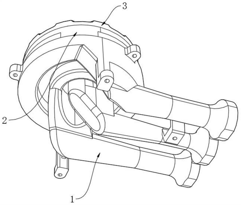 Three-cavity combustor capable of realizing stepped rotary fire