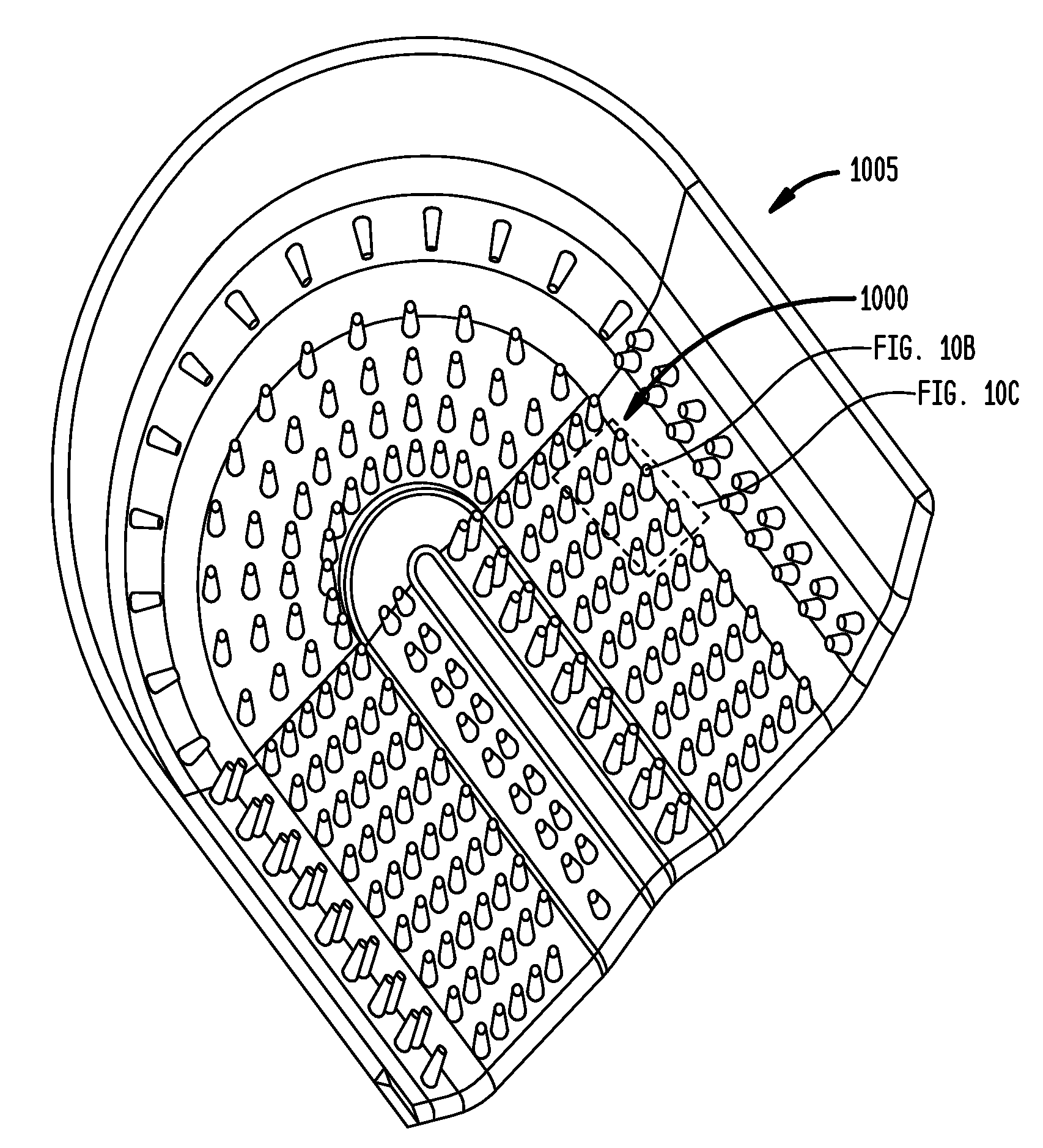 Method and apparatus for fractional deformation and treatment of cutaneous and subcutaneous tissue