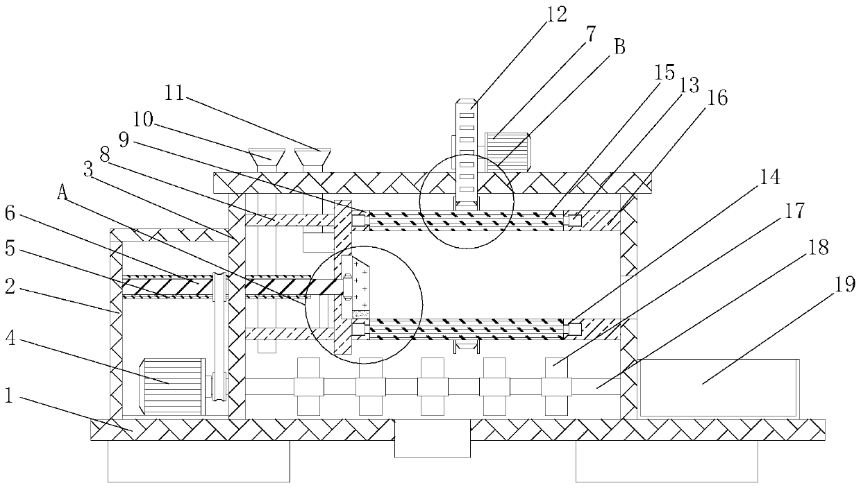 Wastewater treatment device for constructional engineering