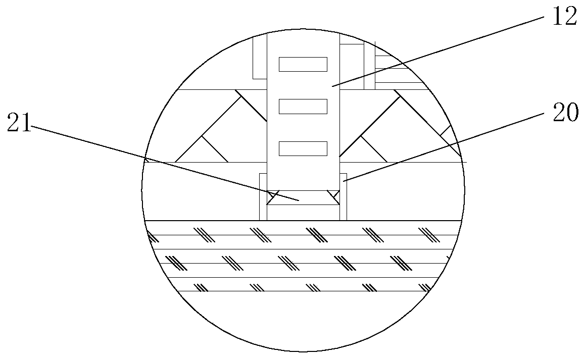 Wastewater treatment device for constructional engineering