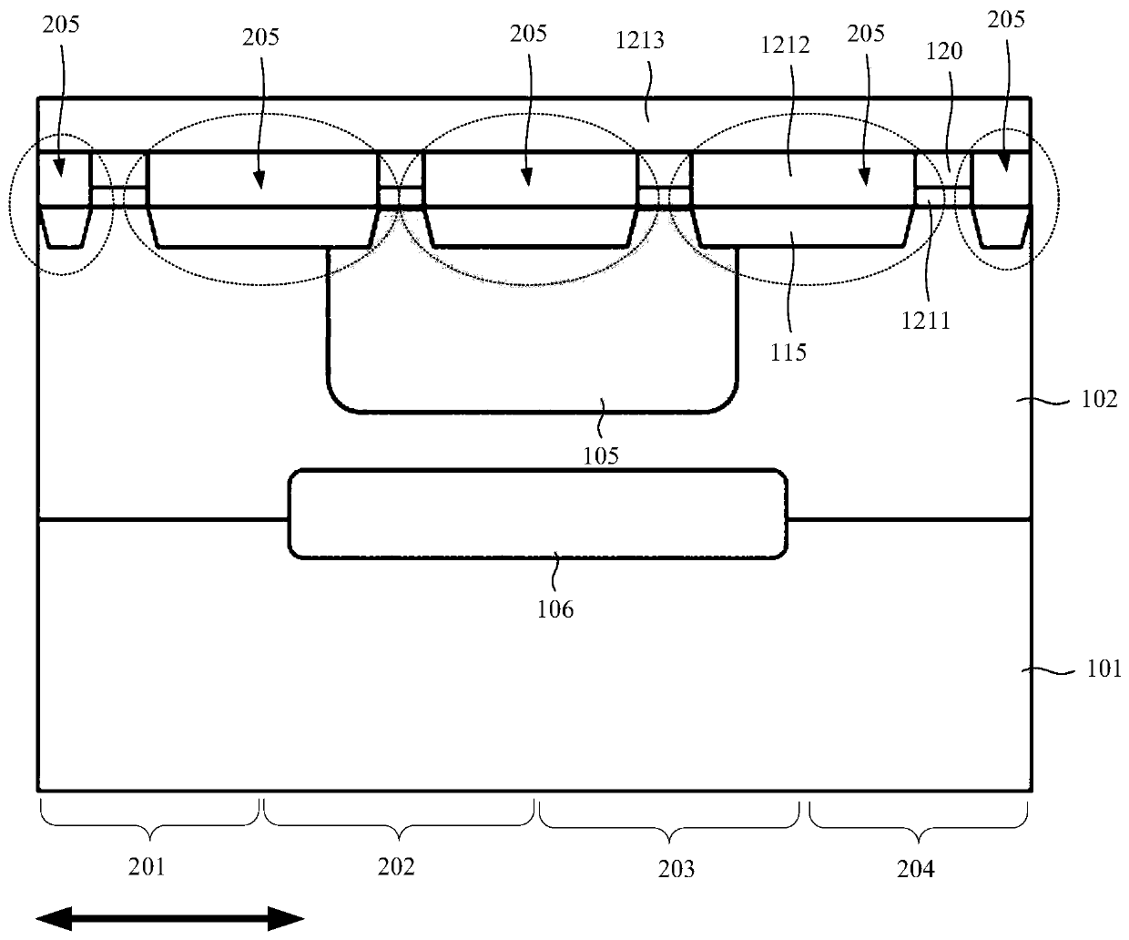 Preparation method of deep trench isolation structure and semiconductor device