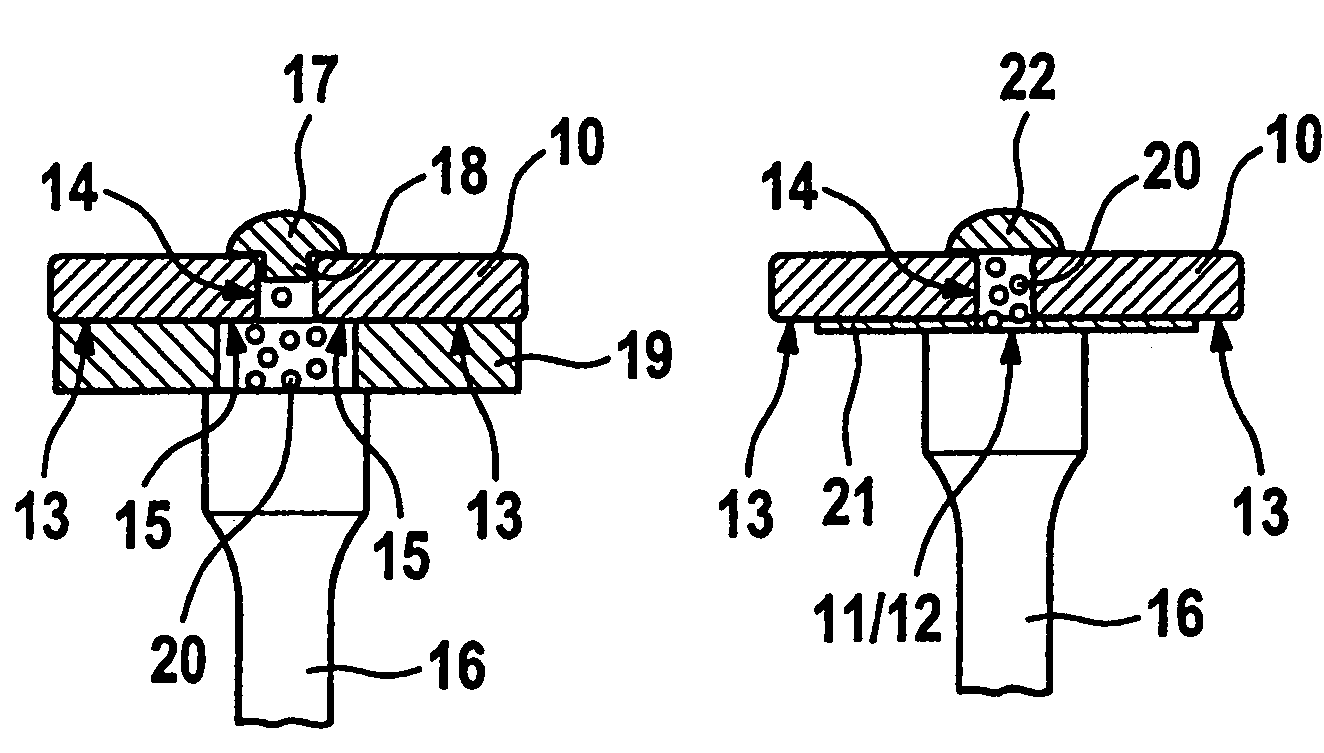 Method for surface blasting cavities, particularly cavities in gas turbines