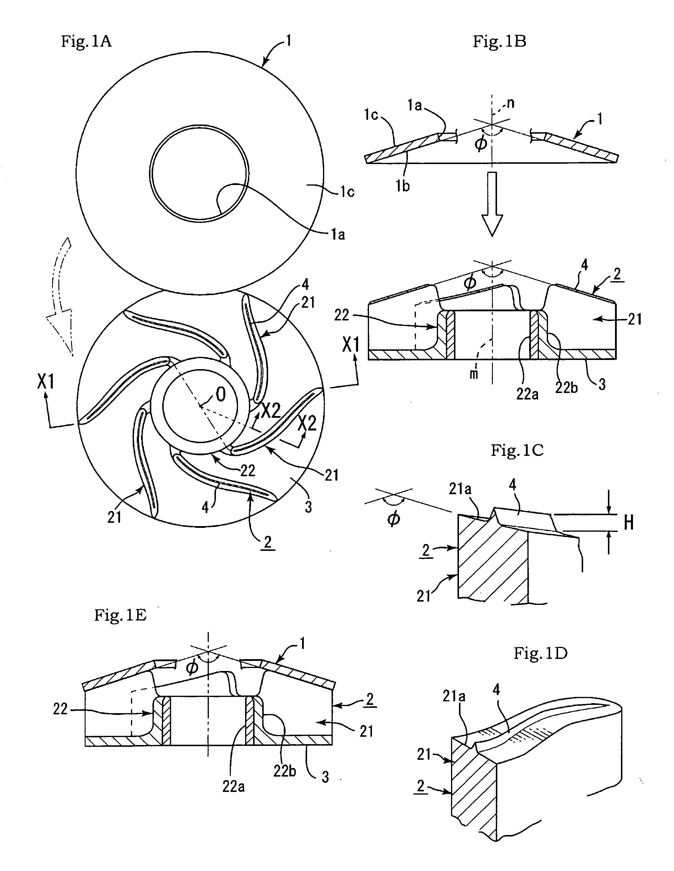 Method for manufacturing closed impeller