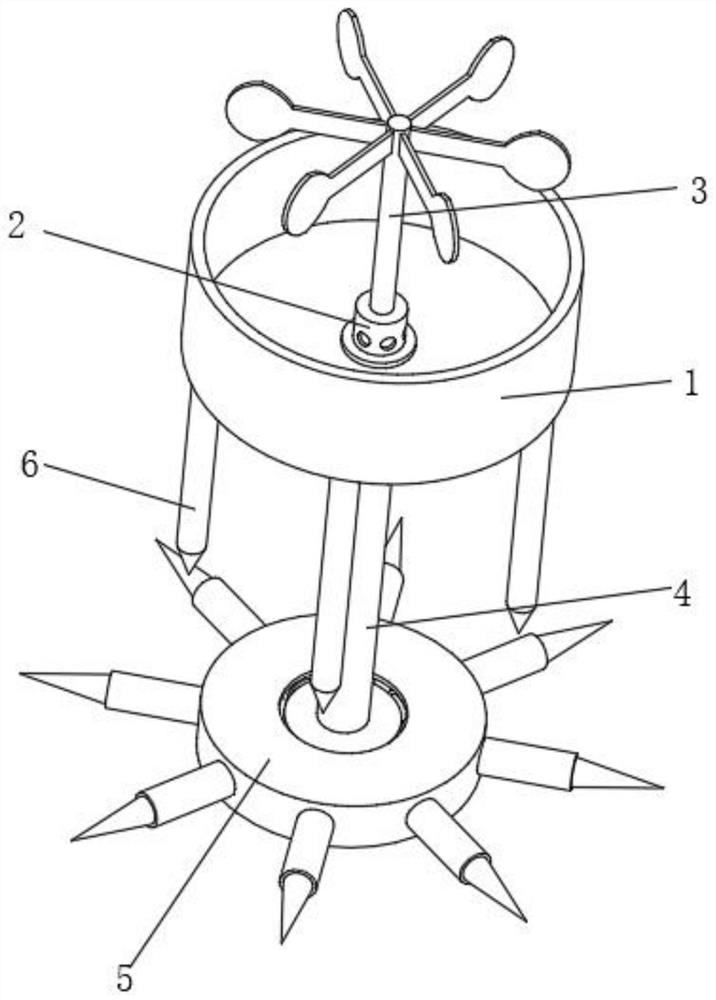 Automatic supply irrigation device for intelligent agricultural machinery