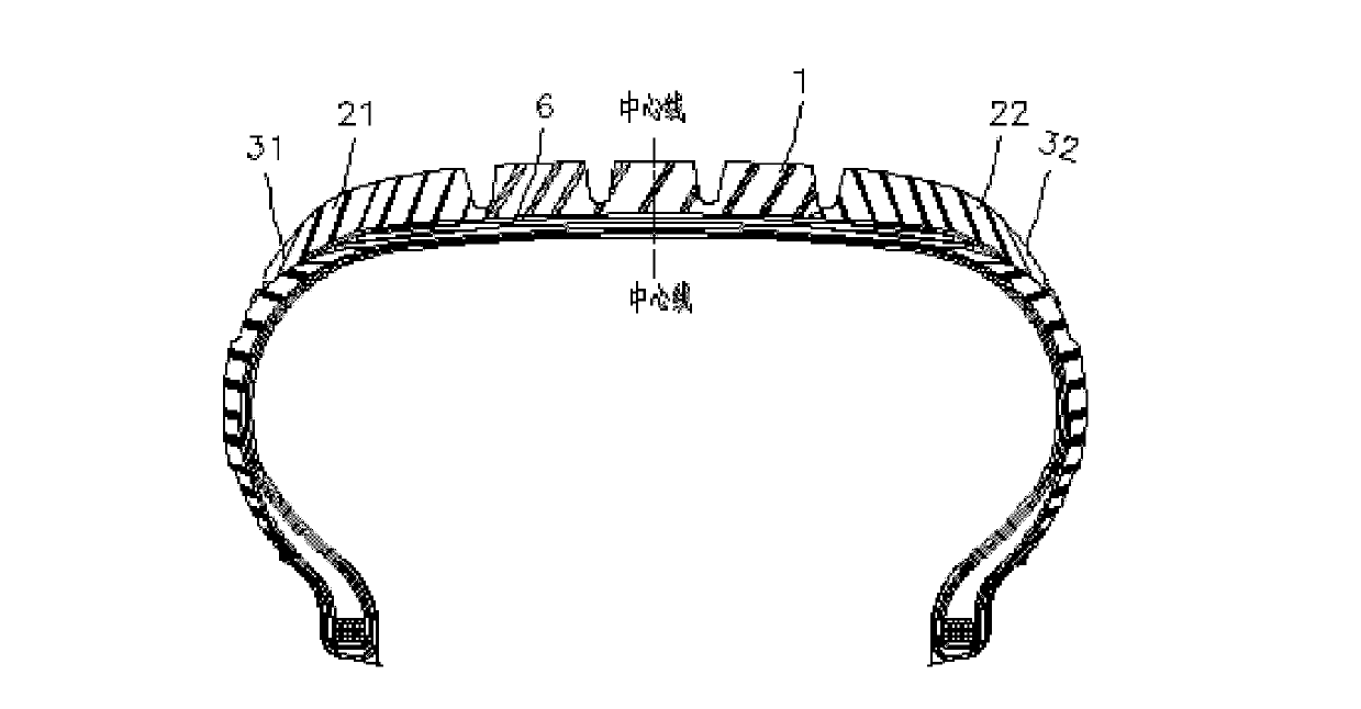 Tire with low rolling resistance