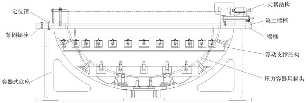 A processing method for a head of a pressure vessel