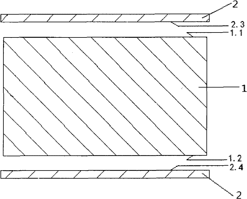 Method for inhibiting amplified spontaneous emission of large-size sheet laser neodymium glass