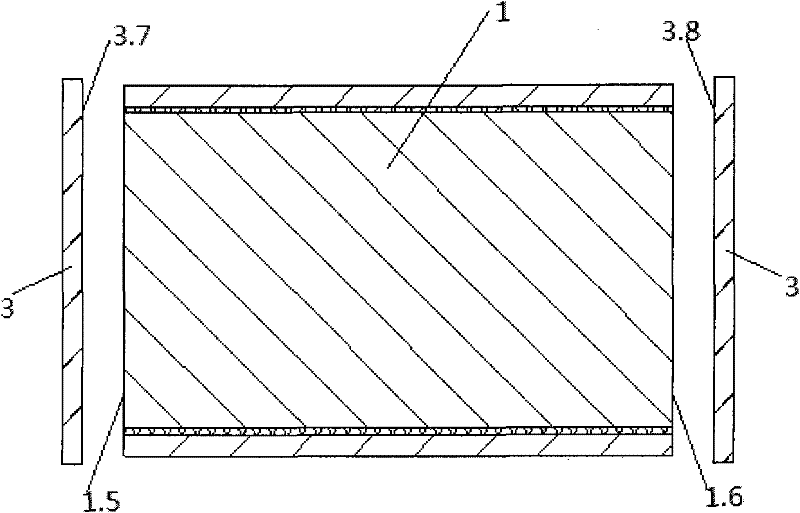 Method for inhibiting amplified spontaneous emission of large-size sheet laser neodymium glass