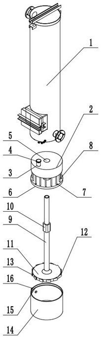 Treatment device suitable for sodium hydrosulfide