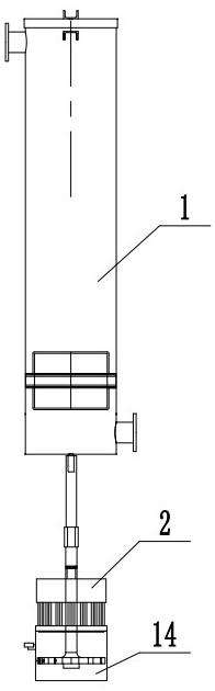 Treatment device suitable for sodium hydrosulfide