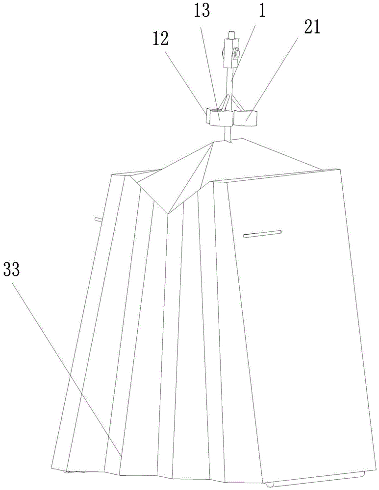 A spraying tool for the interior guard plate of the automobile rear door