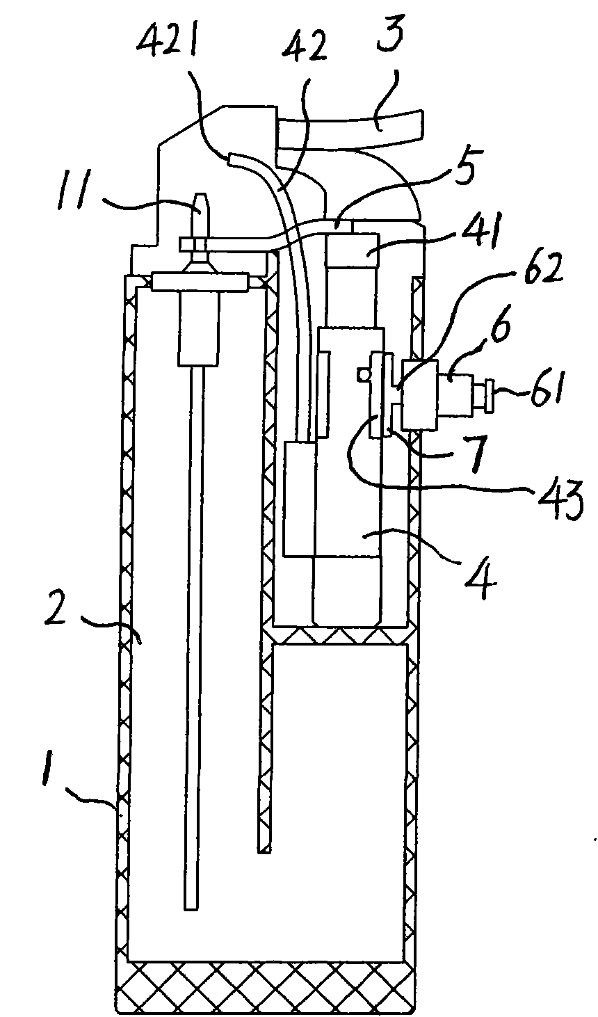 Piezoelectric lighter for preventing children from using