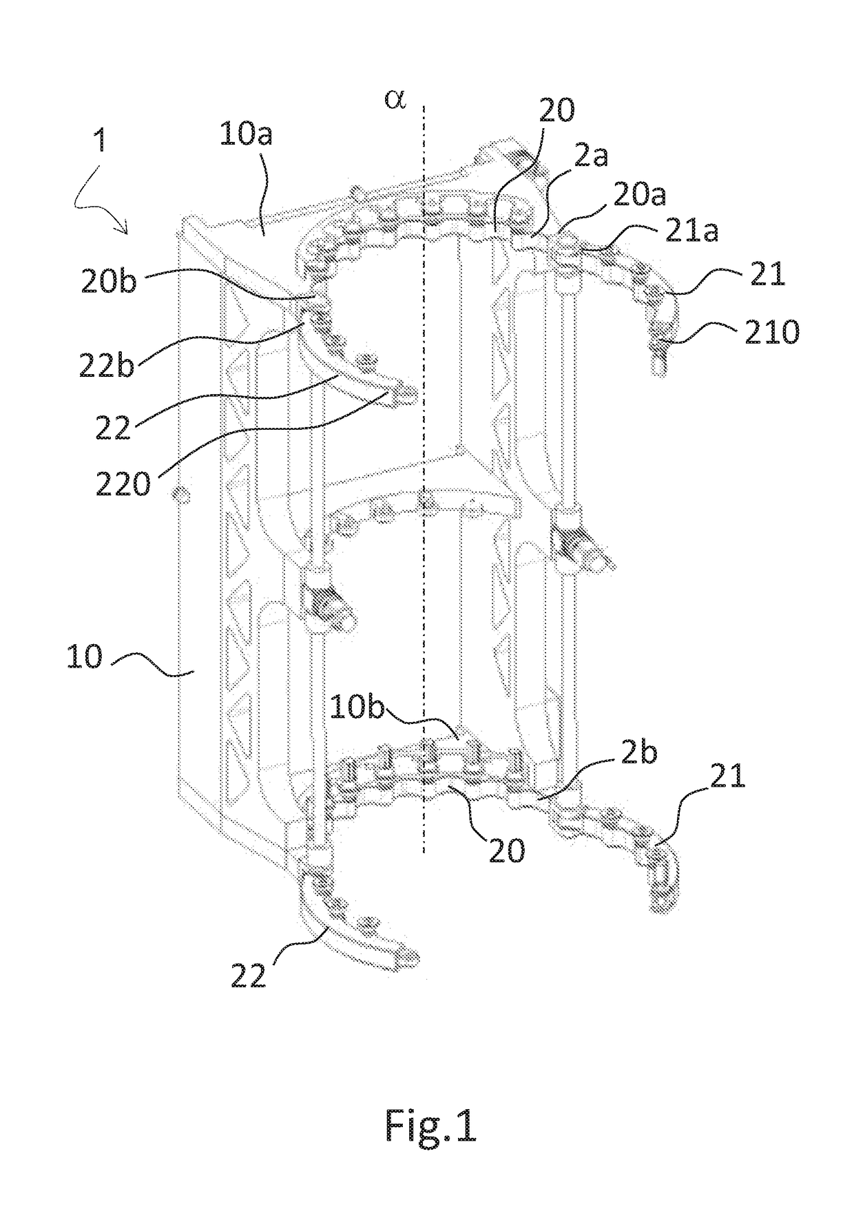 Device for handling artifacts