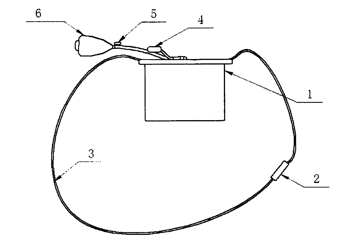 Belt type aorta abdominalis compression hemostat