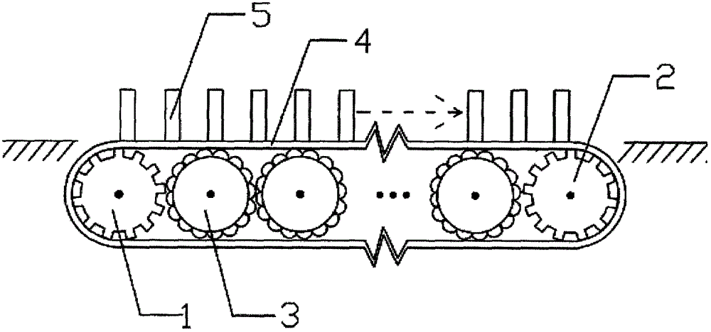 Transmission type public traffic system