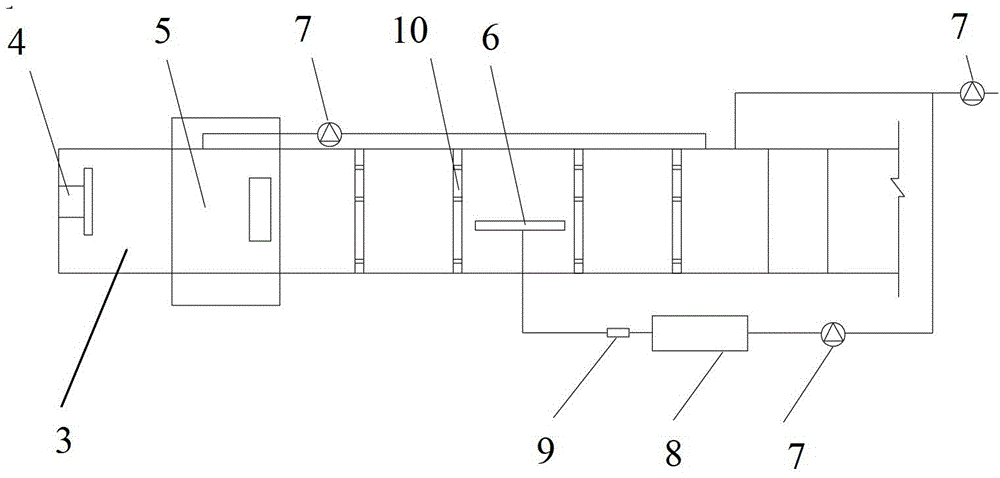 Method for determining distance between ascension pipes of sewage deep-sea discharge diffuser