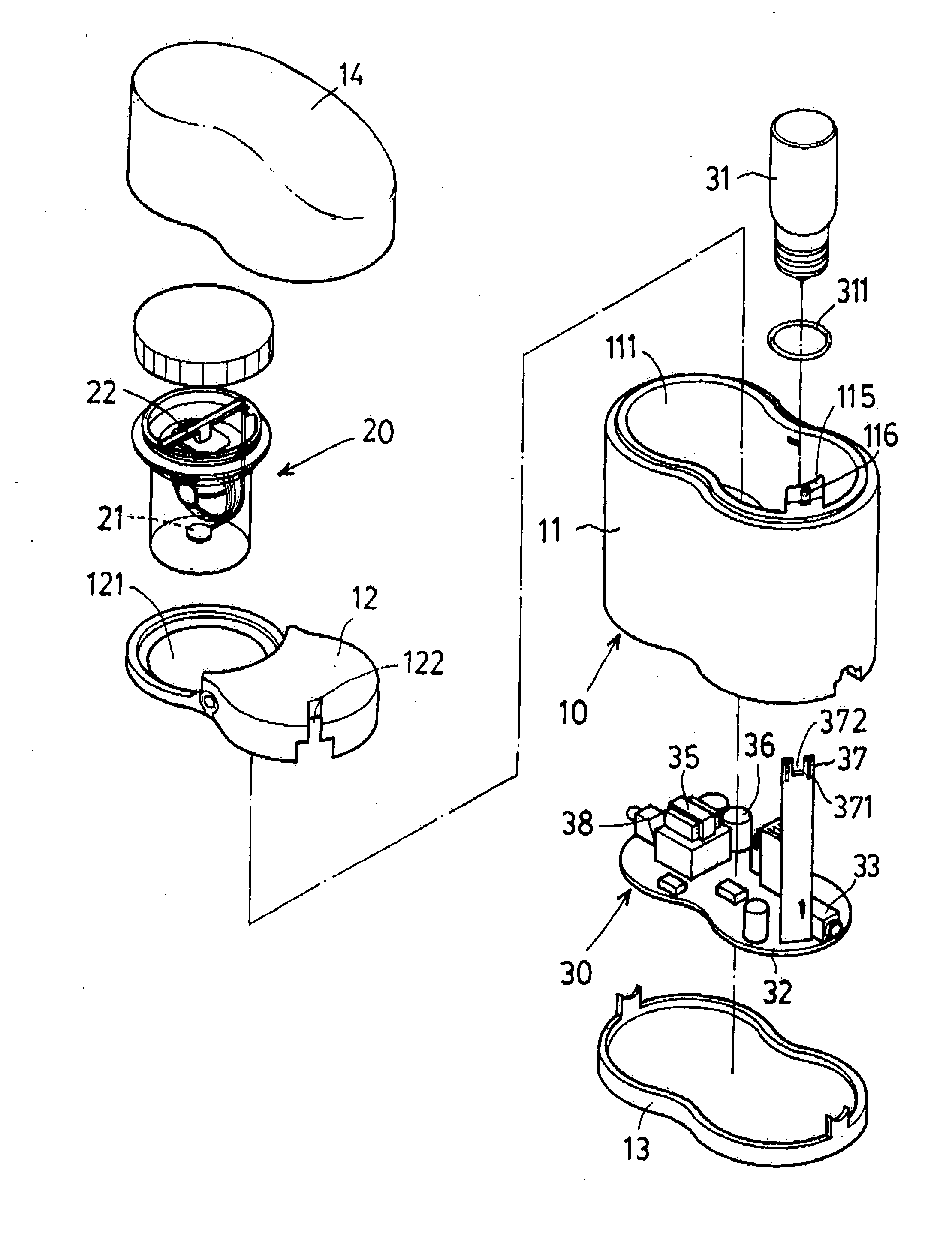 Contact lens cleansing unit