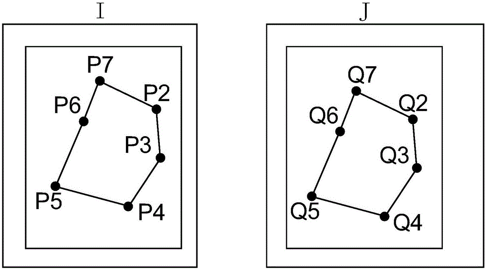 Image same name point matching method and device