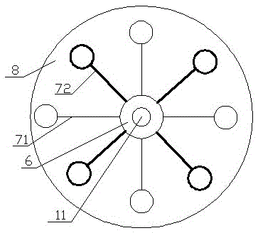 Dyeing dehydration device for package yarn used in production