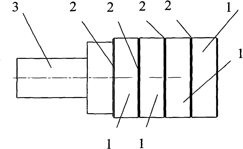 Laser gyro lens excircle grinding and polishing method