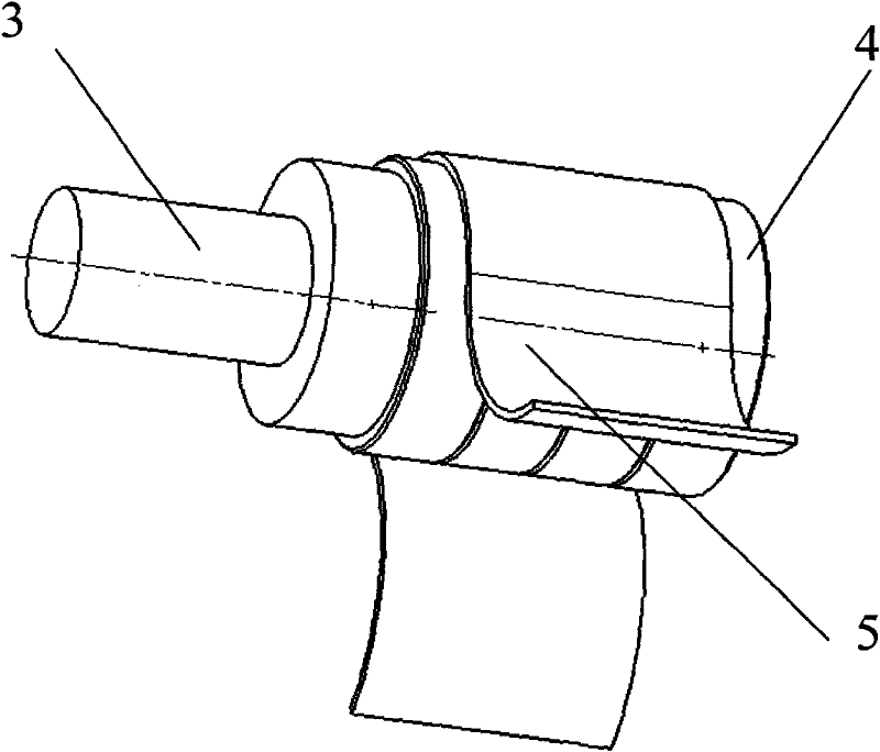 Laser gyro lens excircle grinding and polishing method