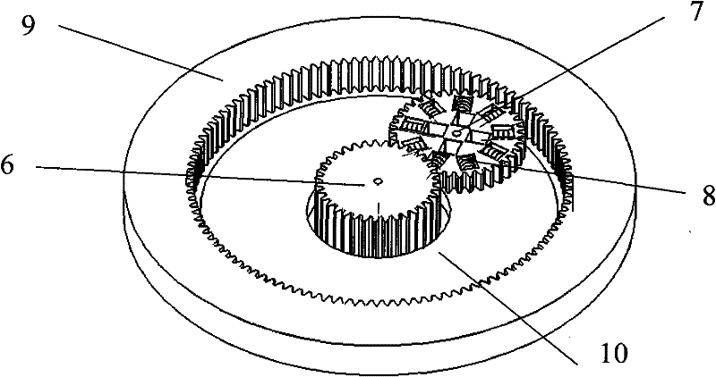 Laser gyro lens excircle grinding and polishing method